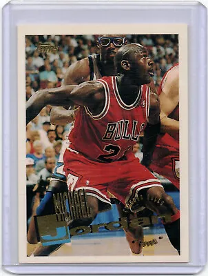 1995-96 Topps Basketball Card # 277 Michael Jordan • $2.49
