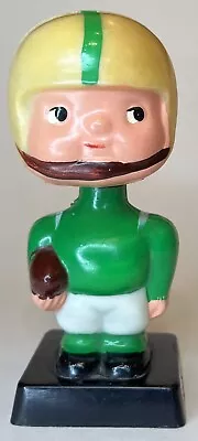 Vintage Football Player Nodder Yellow Helmet Green Bay Packers Bobble Head • $24.99