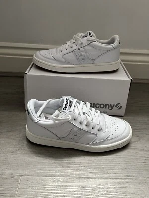 £34.99 • Buy Saucony Jazz Court White Leather Trainers White Unisex Size UK 3.5 New In Box