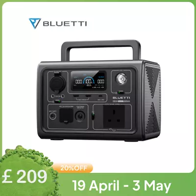 BLUETTI 600W Power Station EB3A Solar Generator Emergency Power  Supply LiFePO4 • £209