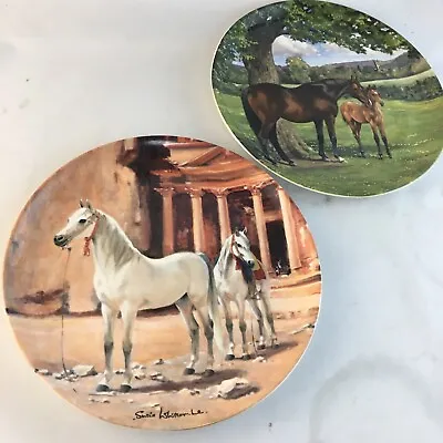 Spode 1988 Porcelain Plate Arabian Horses & English Thoroughbred Collection VGC • £7.99