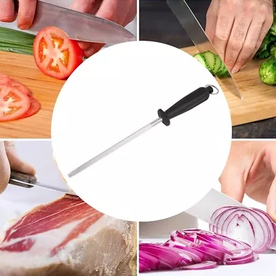 1Pc Stainless Steel Sharpener Knife Professional Kitchen Sharpening Rod Stick AA • $11.95