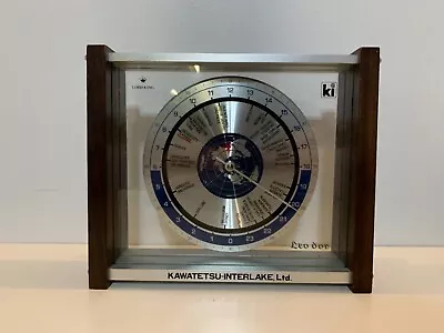 Vintage Lord King Mitsukoshi World Clock Made In Japan With Airplane Hand • $118.03