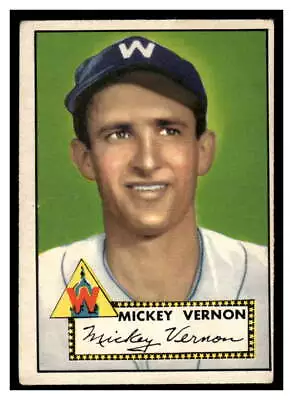 1952 Topps #106 Mickey Vernon 52T2-02 • $13