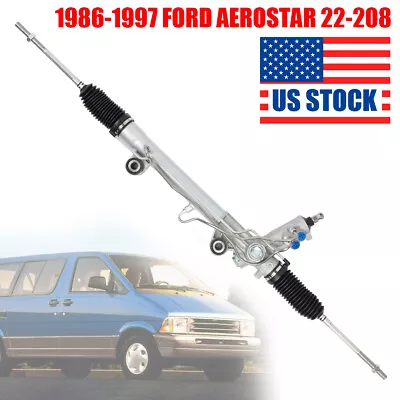 Hydraulic Power Steering Rack And Pinion For 1986-1997 Ford Aerostar E89Z3L547A • $159.99