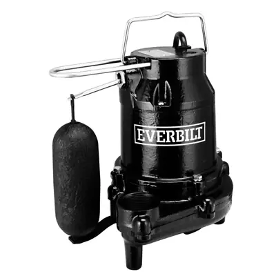 Everbilt HDS75 3/4 HP Professional Sump Pump 80 GPM (E10033101) • $139