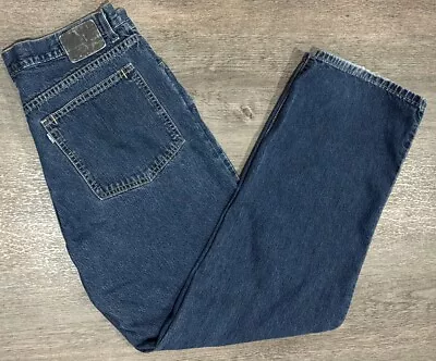 VTG Levis Silvertab Jeans Mens Low Loose Sz 34x34 Actual 34x32 • $44