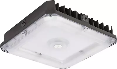 LED Canopy Light 100W 400 MH Equiv. 10 X10  Square Gas Station Light With And • $109.35