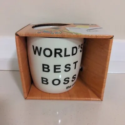 The Office World's Best Boss Ceramic Mug Coffee Tea 400ml Gift Boxed • $16.50