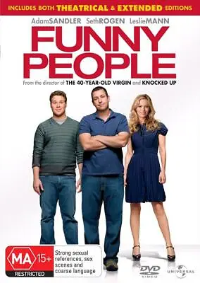 Funny People - Adam Sandler (DVD) Australia Region 4- NEW & SEALED • $8