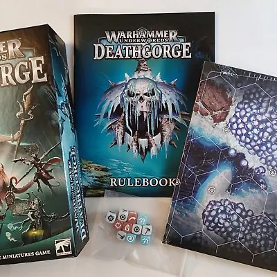 Warhammer Underworlds: DEATHGORGE - Rulebook Boards Tokens Dice & Box ONLY • £13.99