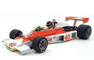 1:18 Minichamps Mclaren M23 Gilles Villeneuve 1977 British Grand Prix RARE • $248.66