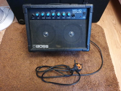 £40 • Buy BOSS MG-10 Solid State Amplifier Rare Vintage 10 Watts Practice Guitar Amp