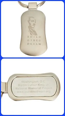 Martin Luther King Jr Keychain Build The Dream Nat Memorial Project Keyring  • $14