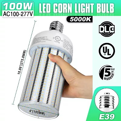 100W LED Corn Light Bulbs E39 Mogul Warehouse Parking Lot Light 5000K Daylight • $58.65