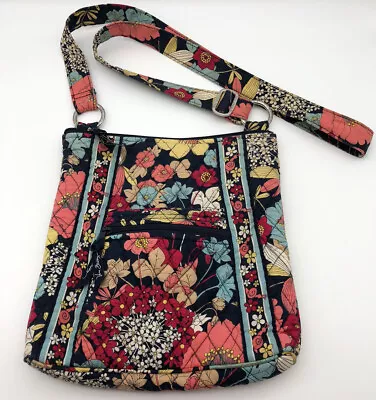 Vera Bradley Retired Happy Snails Crossbody Hipster Bag Shoulder Purse Sling • $19.95