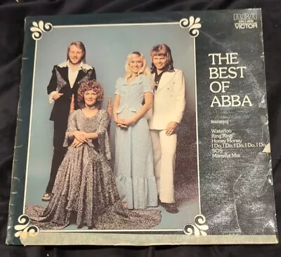 The Best Of ABBA-LP. 1975.  Aus. RCA VICTOR VPL1-4020. G+/G+ • $4