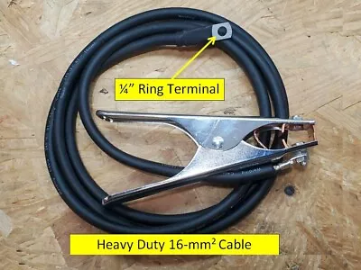 200A Ground Cable Clamp 6' Fits Millermatic 90 120 130 135 140 150 175 180 211 • $29.99