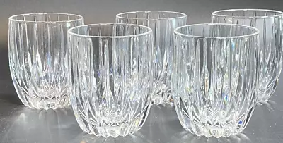 Mikasa Park Lane Crystal Double Old Fashioned Glasses Set Of Five • $140