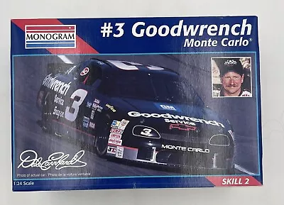 1993 MONOGRAM DALE EARNHARDT SR #3 Goodwrench Monte Carlo Model Kit New Sealed • $23.99