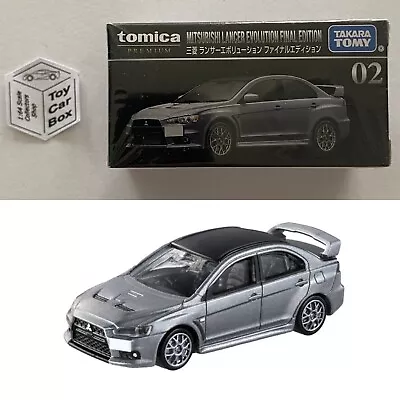 TOMICA Premium #2 - Mitsubishi Lancer Evo X Final Edition (Grey - Boxed) J69 • $12.27