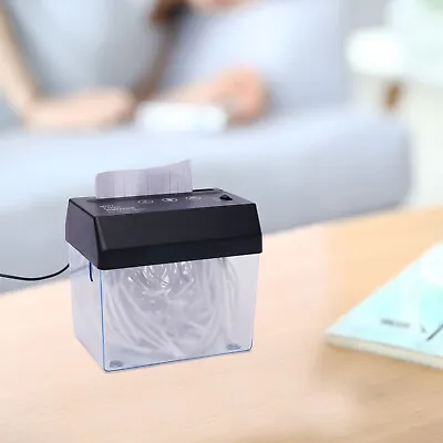 Commercial Desktop Paper Shredder Strip Cutting Office Document Destroy USB • $19