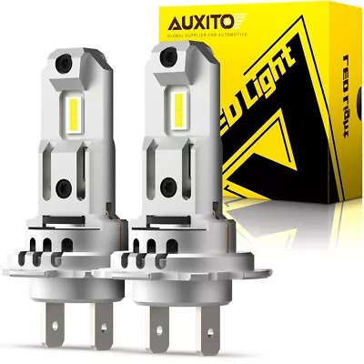 $32.99 • Buy 2x H7 30000LM LED Headlight Bulb Kit High/Low Beam Super Bright 6500K Cool White