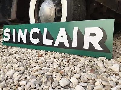 Antique Vintage Old Style Sinclair Gas Oil Shop Sign! • $125