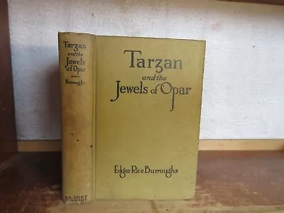 Old TARZAN AND THE JEWELS OF OPAR Book 1918 EDGAR RICE BURROUGHS ANTIQUE SCI-FI • $3.25