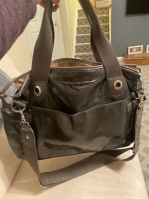 Storksak London Diaper Bag Grey -Excellent Condition Used Once! See Pics! • $38