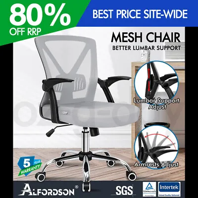$99.95 • Buy ALFORDSON Mesh Office Chair Executive Fabric Seat Gaming Racing Tilt Computer