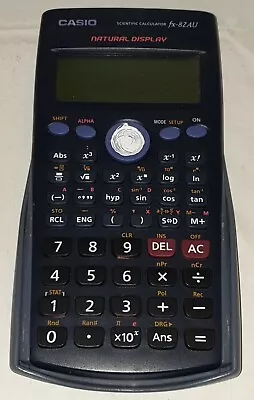 Casio FX-82AU Scientific Calculator Working / Good Condition With COVER • $24.99