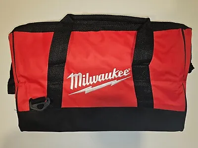 Milwaukee 16  Heavy Duty Canvas Tool Bag (16 X 10 X 10) With 6 Inside Pockets • $21.99