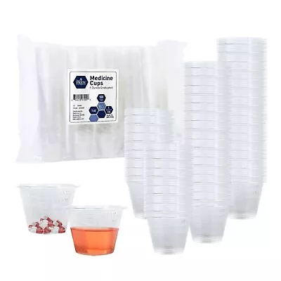 Medpride Disposable Graduated Plastic Medicine Cups- Bulk Set Of 500 1 Ounce • $13.83