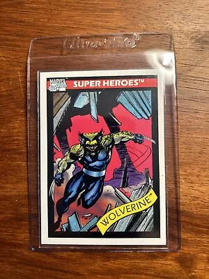 1990 Marvel Comics Super Heroes Trading Card #37 Wolverine Patch • $1.99