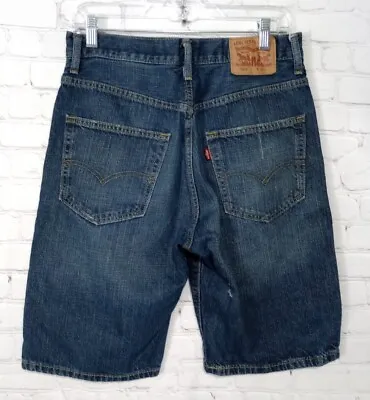 Levi's 569 Men's Size 31 Denim Shorts Loose Fit Blue Cotton • $16.20