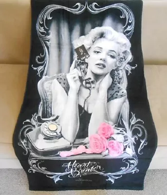 Marilyn Monroe New Heartbreaker Pink Roses Beach Pool Gift Towel HEART Breaker • $21.57