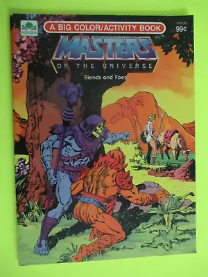 1984 Golden Motu Masters Of The Universe Friend Foes Coloring Activity Book Vg • $20.50