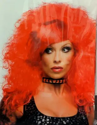 Rubie's Halloween Red Hot Emo Wig - Long Curly Women's Costume Wig • $10