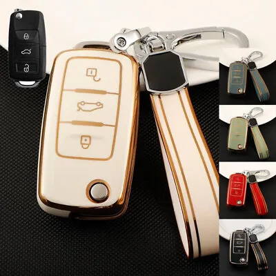 TPU Car Key Case Cover For VW Golf GTI Jetta Passat Beetle Tiguan CC EOS MK4 MK5 • $21.50