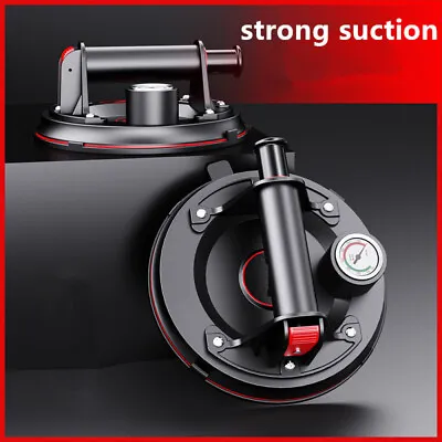 $95.19 • Buy 2PCS 8 Inch Vacuum Suction Cup For Tiles 200mm Vacuum Rubber With Pressure Gauge