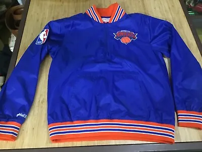 New York Knicks Mens Small Mitchell & Ness 3/4 Zip Windbreaker • $62