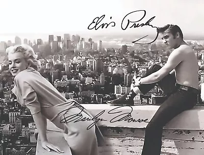 Elvis Presley 8.5x11 Marilyn Monroe Autograph Signed Photo Signature Reprint • $9.95