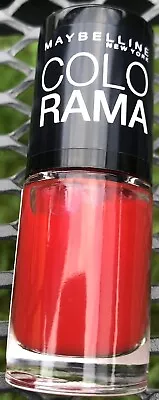 Maybelline Colorama 7ml Nail Polish Varnish Shade 15 Red Quick Dry FREEPOST • £2.99