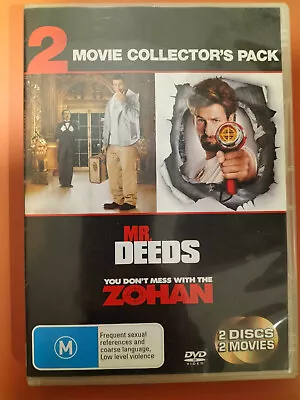 Adam Sandler 2 Disc Pack Mr Deeds Dont Mess With The Zohan Dvd R4 • $5.49
