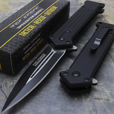 8  TAC FORCE SPRING ASSISTED FOLDING TACTICAL KNIFE Blade Pocket EDC Open • $9.95