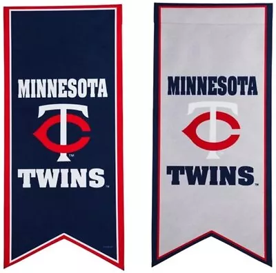 Minnesota Twins Premium Pennant Garden Flag Banner Double Sided... • $18.79