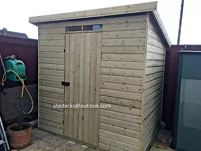 Security Shed Workshop Tool Store Heavy Duty Tanalised Bike Store Gym Bar Pent • £1100