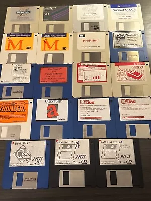 Apple Macintosh Computer Software Vintage 19 Disk Lot Adobe Miles Tardis NCI • $39.99