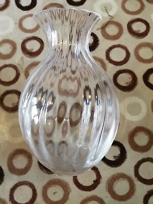 £1 • Buy Dartington Crystal Large (8 ) Hellenic Vase Excellant Condition